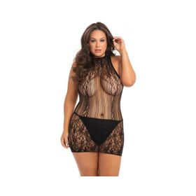 Reckless Lace Mini Dress Black Queen