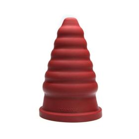 Tantus Cone Ripple - True Blood Red