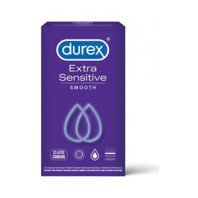 Durex Extra Sensitive Lubricated Condom Smooth 12-pack