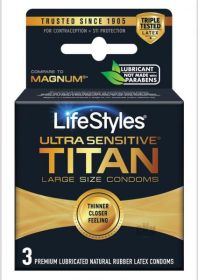 Lifestyles Ultra Sensitive Titan 3pk