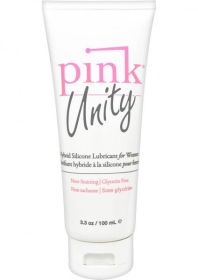 Pink Unity Hybrid Silicone Lubricant For Women 3.3 Ounce Tube