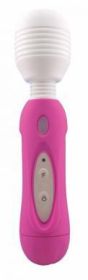 Mystic wand silicone massager - hot pink