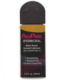 Prepair Spermicidal Lubricant 2.4oz Bottle