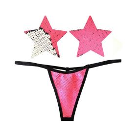 Neva Nude Pasty G-String Set Blacklight