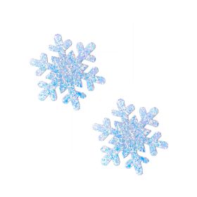 Neva Nude Pasty Snowflake Glitter Frost Pasties