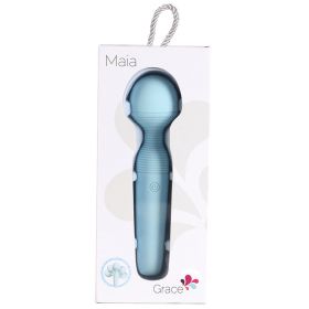 Maia Grace Bendable Vibrating Wand-Teal