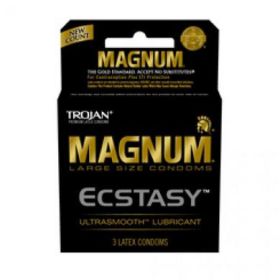 Trojan Magnum Ecstasy Latex Condoms 3 Pack