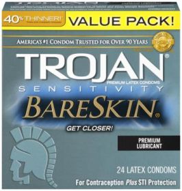 Trojan Sensitivity Bareskin Lubricated