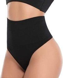 Belly Contracting Underwear Women's Strong Waist Shaping Hip Lift Shaping Pants (Option: Black3p-M)